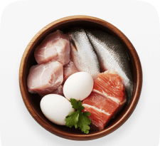 Meat, Fish & Eggs